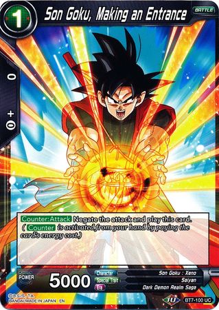 Son Goku, Making an Entrance (BT7-100) [Assault of the Saiyans] 