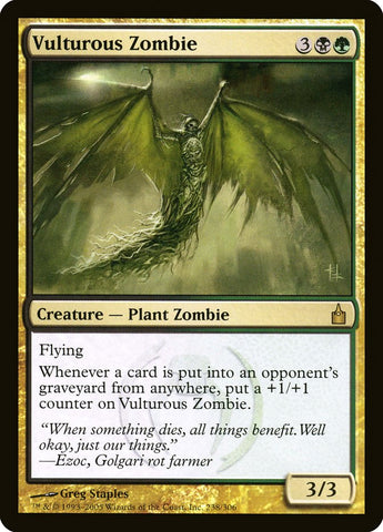 Vulturous Zombie [Ravnica: City of Guilds] 
