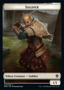 Soldier // Dragon Double-Sided Token [Dominaria United Tokens] 