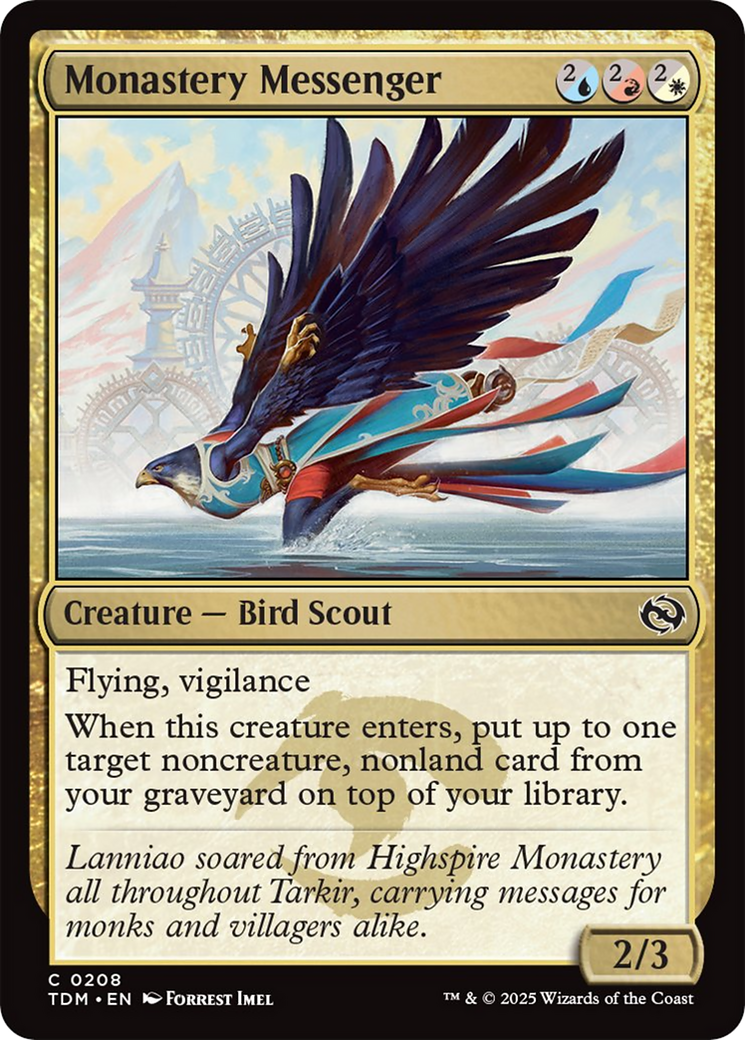 Monastery Messenger [Tarkir: Dragonstorm] 