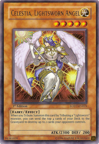 Celestia, Lightsworn Angel [LODT-EN024] Ultra Rare 