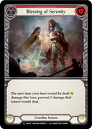Blessing of Serenity (Red) [U-CRU041] (Crucible of War Unlimited) Unlimited Rainbow Foil 