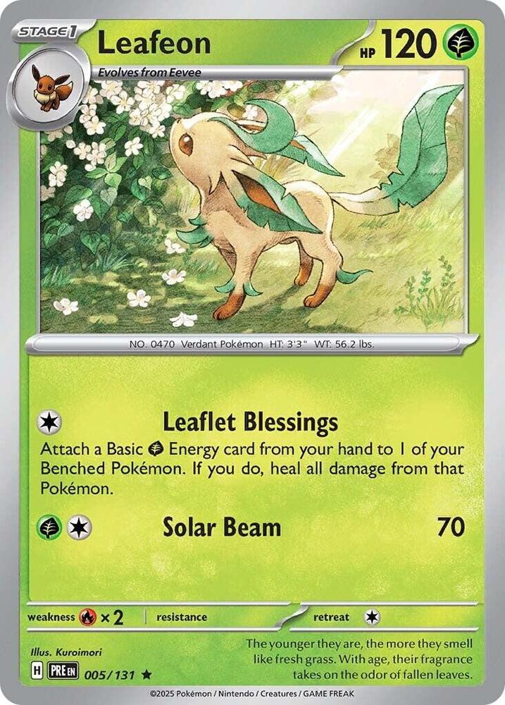 Leafeon (005/131) [Scarlet &amp; Violet: Prismatic Evolutions] 
