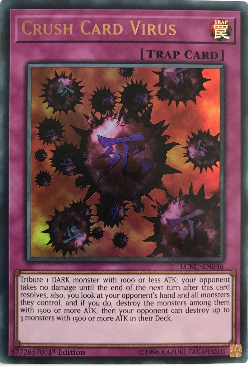 Crush Card Virus (Version 1) [LCKC-EN046] Ultra Rare 