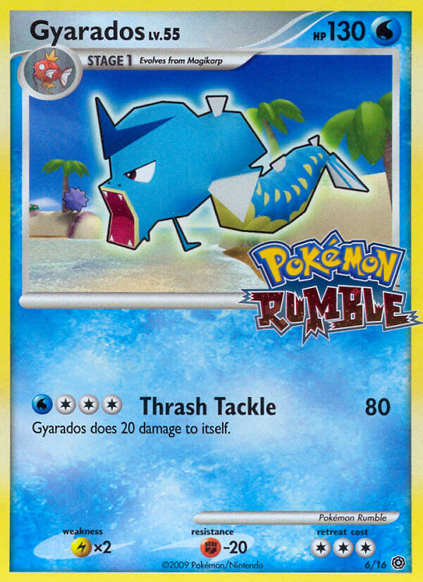 Gyarados (6/16) [Pokémon Rumble] 