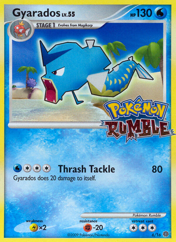 Gyarados (6/16) [Pokémon Rumble] 
