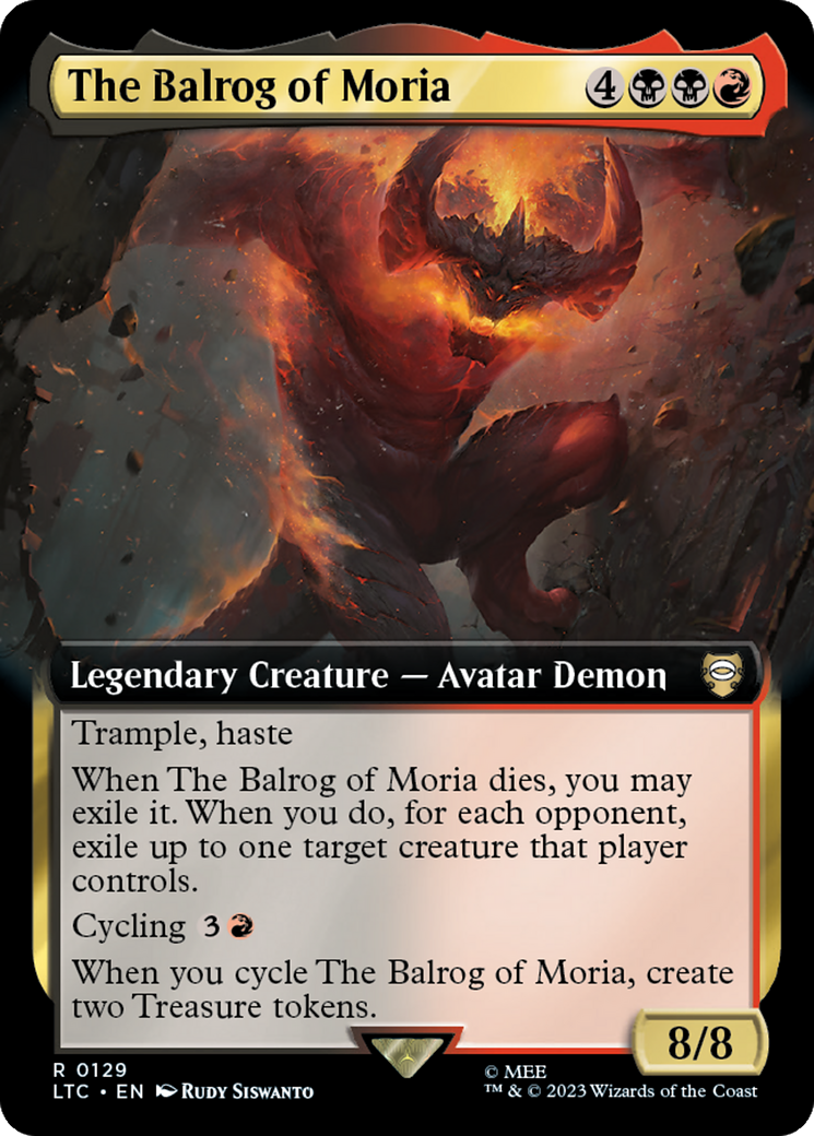 The Balrog of Moria (Extended Art) [The Lord of the Rings: Tales of Middle-Earth Commander] 