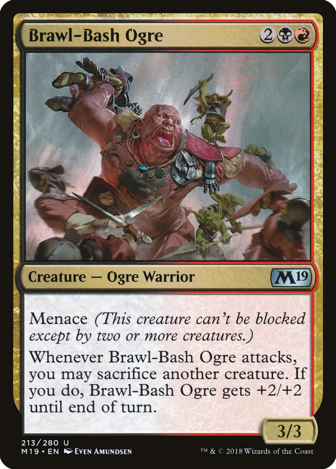 Brawl-Bash Ogre [Core Set 2019] 