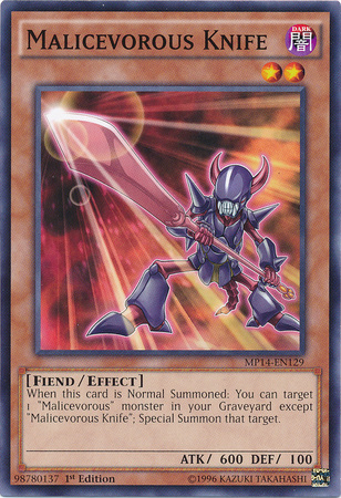 Malicevorous Knife [MP14-EN129] Common 