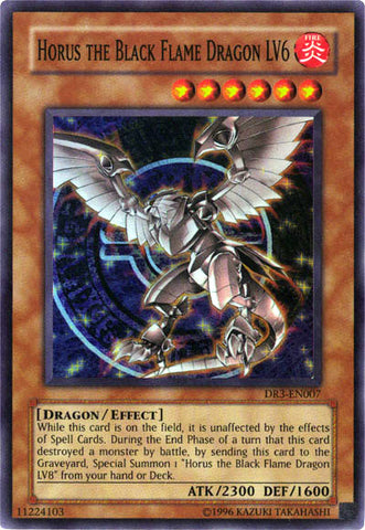Horus the Black Flame Dragon LV6 [DR3-EN007] Super Rare 