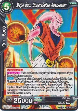 Majin Buu, Unparalleled Absorption (BT9-078) [Universal Onslaught] 