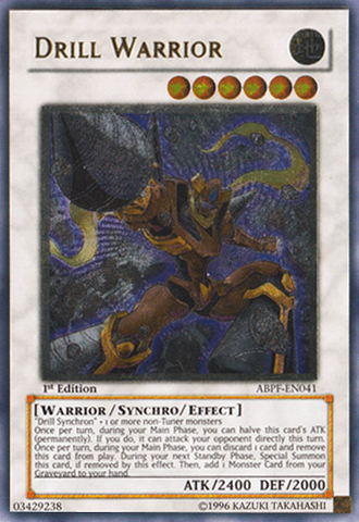 Drill Warrior [ABPF-EN041] Ultimate Rare 