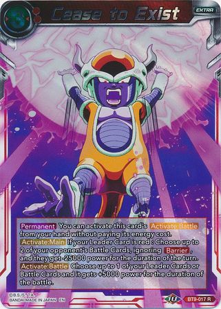 Cease to Exist (BT9-017) [Universal Onslaught] 