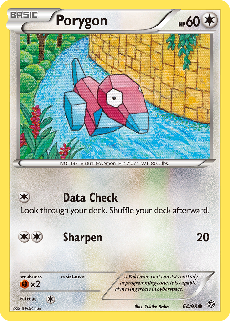 Porygon (64/98) [XY: Ancient Origins] 