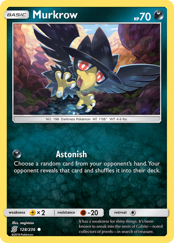 Murkrow (128/236) [Sun &amp; Moon: Unified Minds] 