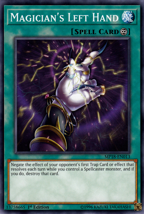 Magician's Left Hand [MP18-EN013] Common 