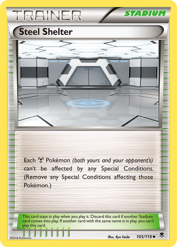 Steel Shelter (105/119) [XY: Phantom Forces] 