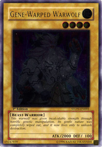 Gene-Warped Warwolf [STON-EN001] Ultimate Rare 