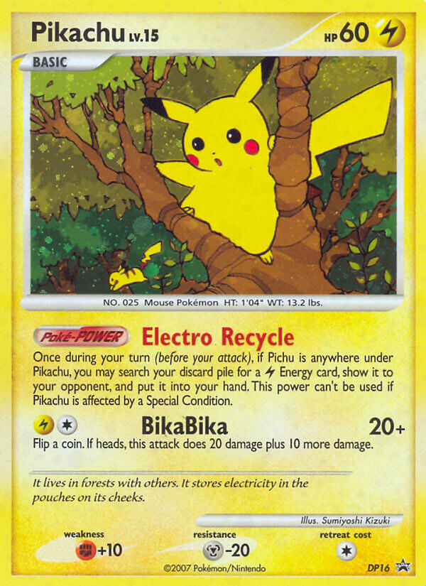 Pikachu (DP16) [Diamond &amp; Pearl: Black Star Promos] 