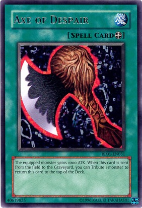 Ax of Despair [RP01-EN051] Rare 