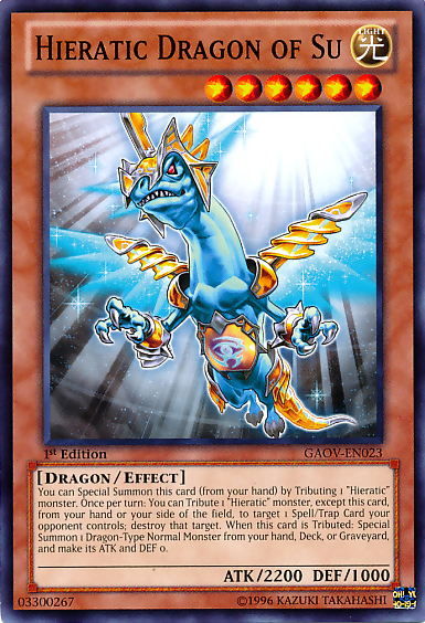 Hieratic Dragon of Su [GAOV-EN023] Common 