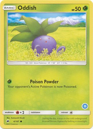 Oddish (4/147) (Exclusive Deck
