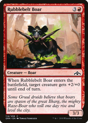 Rubblebelt Boar [Guilds of Ravnica] 