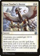 Great Teacher's Decree [Iconic Masters] 