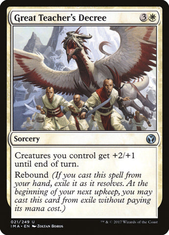 Great Teacher's Decree [Iconic Masters] 