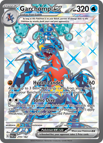 Garchomp ex (219/182) [Scarlet &amp; Violet: Paradox Rift] 