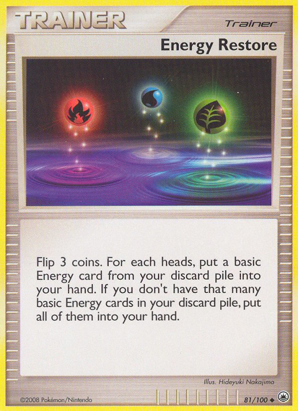 Energy Restore (81/100) [Diamond &amp; Pearl: Majestic Dawn] 