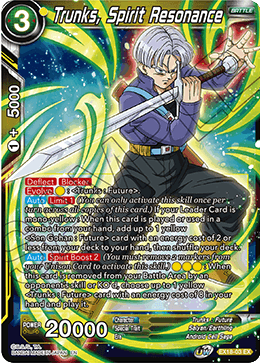 Trunks, Spirit Resonance (EX18-03) [Namekian Boost] 