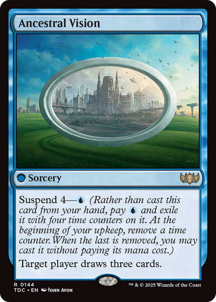 Ancestral Vision [Tarkir: Dragonstorm Commander] 