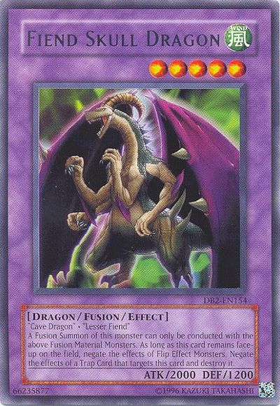 Fiend Skull Dragon [DB2-EN154] Rare 