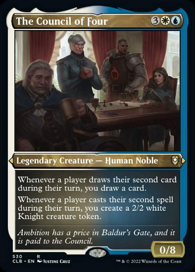 The Council of Four (Foil Etched) [Commander Legends: Battle for Baldur's Gate]