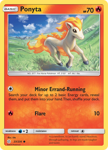 Ponyta (23/236) [Sun &amp; Moon: Cosmic Eclipse] 
