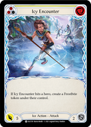 Icy Encounter (Yellow) [ELE158] (Tales of Aria) 1st Edition Normal 