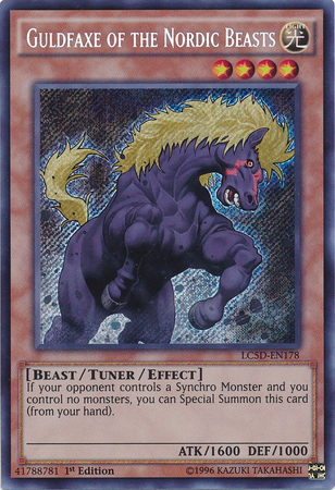 Guldfaxe of the Nordic Beasts [LC5D-EN178] Secret Rare 