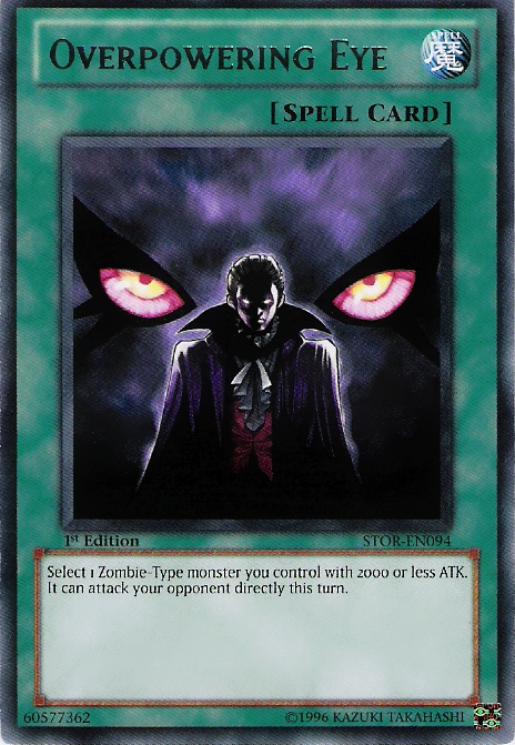 Overpowering Eye [STOR-EN094] Rare 