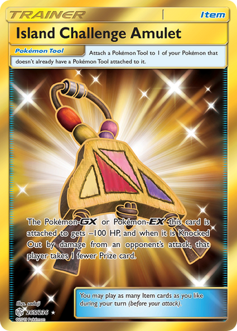 Island Challenge Amulet (265/236) [Sun &amp; Moon: Cosmic Eclipse] 