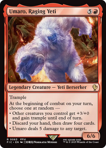 Umaro, Raging Yeti [FINAL FANTASY Commander] 