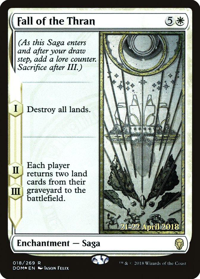 Fall of the Thran [Dominaria Prerelease Promos] 