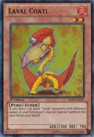 Laval Coatl [HA06-EN035] Super Rare 