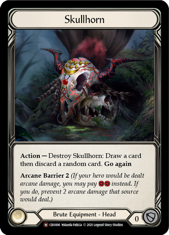 Skullhorn [U-CRU006] (Crucible of War Unlimited) Unlimited Rainbow Foil 