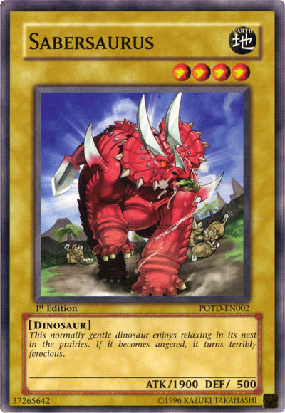 Sabersaurus [POTD-EN002] Common 