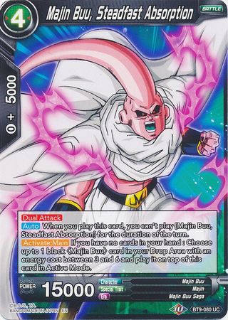 Majin Buu, Steadfast Absorption (BT9-080) [Universal Onslaught] 