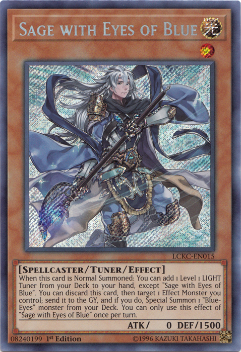 Sage with Eyes of Blue [LCKC-EN015] Secret Rare 