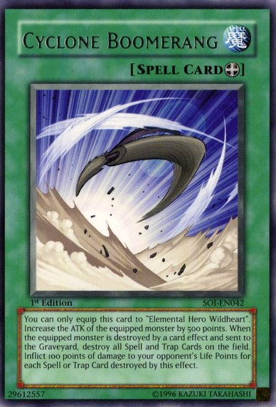 Cyclone Boomerang [SOI-EN042] Rare 