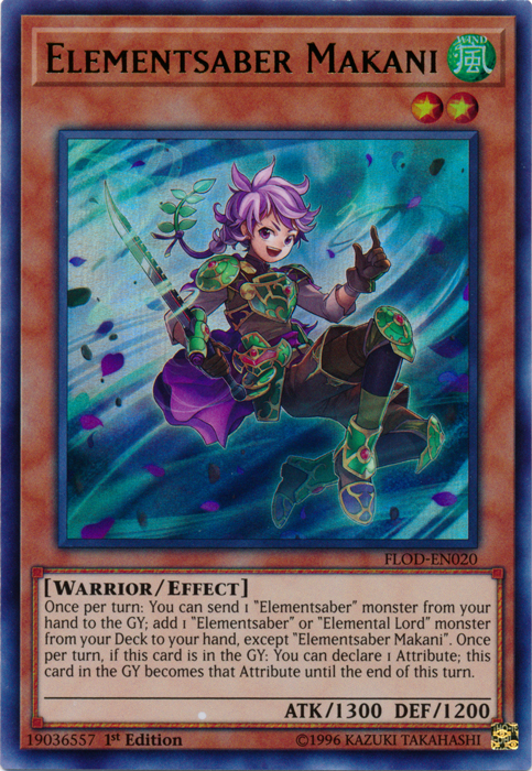 Elementsaber Makani [FLOD-EN020] Ultra Rare 