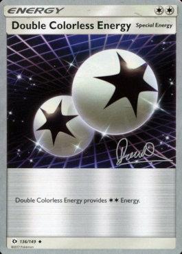 Double Colorless Energy (136/149) (Infinite Force - Diego Cassiraga) [World Championships 2017] 